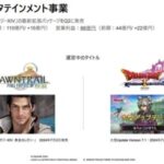 【24Q1】スクエニ、営業利益250％増の108億円と大幅増益、HDゲームも費用減って黒字転換！！！DQ10含むMMO事業は売上⾼125億円と前期+15億で好調！！！