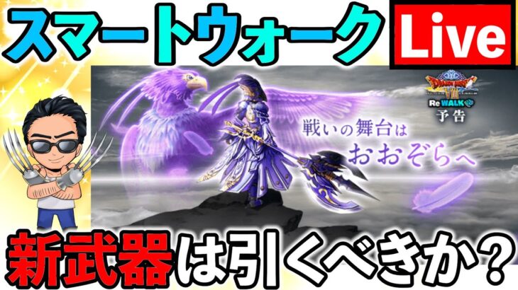 【ドラクエウォーク】スマートウォーク振り返り！神鳥の翼斧は引くべきか？（TeamTEMAKI）